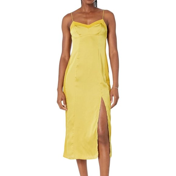 Free People Dresses & Skirts - FREE PEOPLE INTIMATELY city cool midi slip dress Sz S NEW